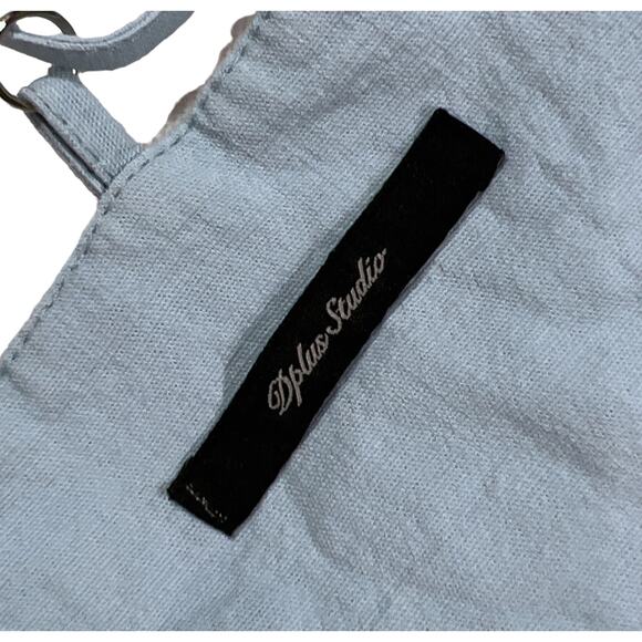 DStudio Light Wash Denim Mini Dress Adjustable Straps Fit & Flare Zip-Up Back - Picture 9 of 13